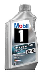 Picture of Mobil 122253 Delvac 1 ESP 5W-40 Full Synthetic Diesel Engine Oil - 1 Quart