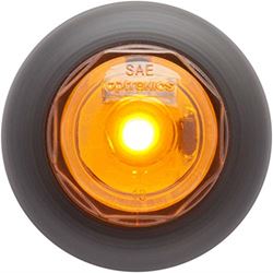 Picture of Optronics MCL10AKBP LED Marker Light Round 0.73" Amber with Grommet