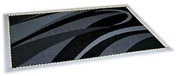 Picture of Ming's Mark GC8181WL Reversible Patio Mat 8' x 18' Black/Grey Graphic Design
