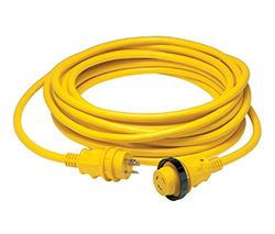 Picture of Marinco 6152SPP-25 50 Amp 125/250V Shore Power Cable 25 Feet Yellow