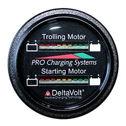Picture of Dual Pro BFGWOM1536V/12V Battery Fuel Gauge Monitor 36V Trolling 12V Starting Marine