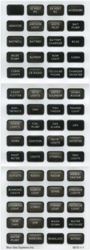 Picture of Blue Sea Systems 8214BSS DC Label Kit with 60 Waterproof Labels