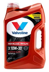 Picture of Valvoline 881161 High Mileage MaxLife SAE 10W-30 Synthetic Blend Motor Oil 5 Quart