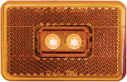 Picture of Peterson Fluid V170A LED Clearance Light Amber Rectangular