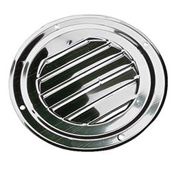 Picture of Sea-Dog Line 331425-1 Round Louvered Vent 5 Inch Stainless Steel