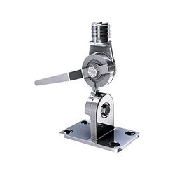 Picture of KJM M101 Heavy Duty Stainless Steel Marine Antenna Ratchet Mount with Handle