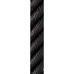 Picture of New England Ropes C6054-20-00050 NEW ENGLAND ROPE 5/8" X 50' NYLON 3 STRAND DOCK LINE BLACK
