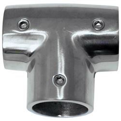 Picture of Whitecap Industries 6143C 1" 90 Degree Stainless Steel Tee Rail Fitting