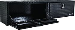 Picture of Buyers 1721551 Black Diamond Tread Aluminum Topsider Truck Box 16x13x72 Inch