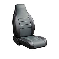 Picture of Covercraft SS3480PCCH Polycotton SeatSaver Custom Front Row Seat Covers Charcoal