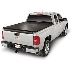Picture of TrailFX TFX2005 Soft Tri-Fold Tonneau Cover Black Vinyl