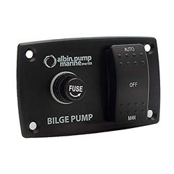 Picture of Albin 01-66-027 3-Way Bilge Pump Control Panel 12/24V
