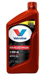 Picture of Valvoline 797977 MaxLife High Mileage 10W-40 Synthetic Blend Motor Oil - Case of 6 Quarts