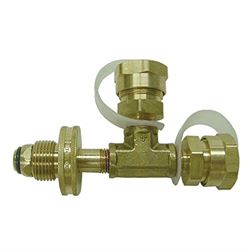 Picture of AP ME413P Propane Adapter Tee with POL Connection