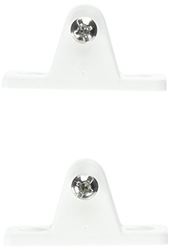 Picture of Sea-Dog Line 273231-1 Top Mount Large Deck Hinge Fitting, Angled White