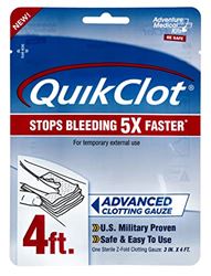 Picture of Adventure Medical Kits 5020-0026 Quikclot Advanced Clotting Gauze 3 X 48 In