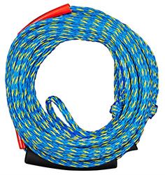 Picture of Full Throttle 340800-500-999-21 FULL THROTTLE 2 RIDER TOW ROPE - BLUE/YELLOW