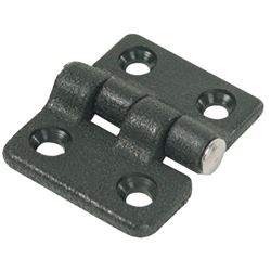 Picture of Whitecap Industries S3034C Butt Hinge Black Nylon 1-1/2" X 1-3/8"