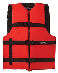 Picture of Onyx Outdoors 103000-100-004-12 General Purpose Boating Life Jacket Universal, Red