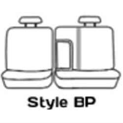 Picture of Covercraft SS7493PCCH Polycotton Seatsaver Custom Second Row Seat Cover Charcoal