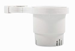 Picture of Camco 53083 Large Clamp Mounted Cup Holder-Provides A Secure Location For Your Beverage-Mountable For Up To 2-Inch Rail-White