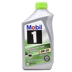 Picture of Mobil 124184 Mobil 1 0W-20 Advanced Fuel Economy Synthetic Motor Oil 1 Quart
