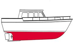 Picture of Pettit Paint 1166108 Vivid Red Antifouling Paint Quart