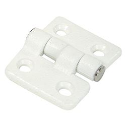 Picture of Whitecap Industries S3035C Butt Hinge White Nylon 1-1/2" X 1-3/8"
