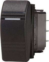 Picture of Blue Sea Systems 8282BSS Contura III Water Resistant Rocker Switch SPST Off-On Black