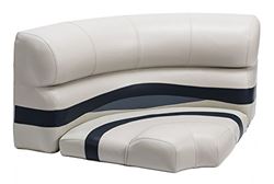 Picture of Wise Seating BM11002-986 32" Premier Series Bow Corner Cushion Platinum/Navy/Cobalt