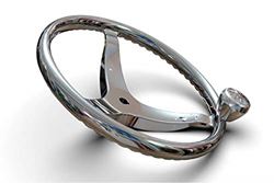 Picture of Lewmar 89700870 Stainless Steel Steering Wheel 13.5 Inch Deep Dish