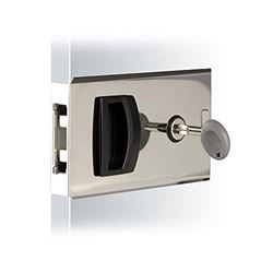 Picture of Southco MF-01-110-60 Flush Sliding Door Latch Square Aluminum Key Lock