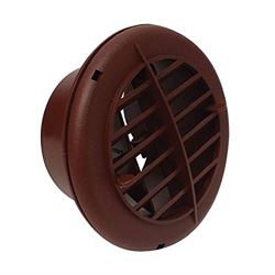Picture of Valterra A103352VP Round Register with Damper Brown 5-3/8 Inch