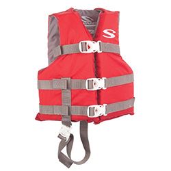 Picture of Stearns 2159439 Child Classic Series Life Vest, Red, Weight30-50 Lbs