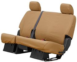 Picture of Covercraft SS8452PCTN Polycotton SeatSaver Custom Second Row Seat Cover - Tan