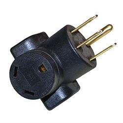 Picture of AP 1600583 50-30 Amp Adptr Hd Rt Angl Blk