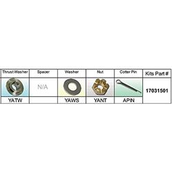 Picture of Solas 17031501 Propeller Hardware Kit for Yamaha Outboards Type A