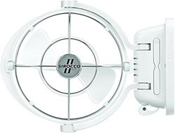 Picture of Caframo 7012CAWBX Sirocco II Elite 12/24V DC Brushless Cabin Fan White