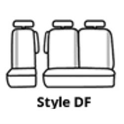 Picture of Covercraft SS8479PCGY Polycotton SeatSaver Custom Third Row Seat Covers Grey