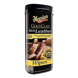 Picture of Meguiars G10900CASE Gold Class Rich Leather Cleaner & Conditioner Wipescase Of 6