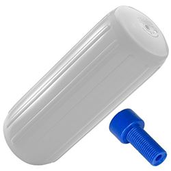 Picture of Polyform HTM-1-WHITE Boat Fender 6.3" x 15.5" White with Air Adapter