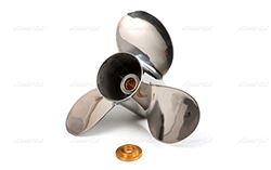 Picture of Solas 3532-145-15 New Saturn Stainless Steel Propeller 14.5 x 15 LH Yamaha
