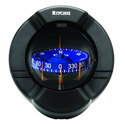 Picture of Ritchie Navigation SS-PR2 Supersport Powerboat Compass 3.75" Black Flush Mount