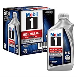 Picture of Mobil 103767 High Mileage Full Synthetic Motor Oil 5W-30 1 Quart