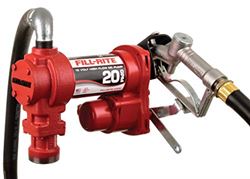 Picture of Fill-Rite FR4210H 12V DC Fuel Transfer Pump 20 GPM with Hose and Manual Nozzle