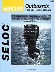 Picture of Sierra 18-01408 Seloc Manualmercury Outboards Repair 1965-1989 90-300 Hp Inline 6 & V6 2 Stroke Model Includes Fuel Injection & Mr Drive