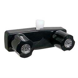 Picture of Valterra PF213741 RV Shower Faucet with Vacuum Breaker - 4 Inch Centers Black