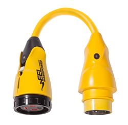 Picture of Marinco P503-30 EEL Pigtail Adapter 50A to 30A 125V 18 Inch