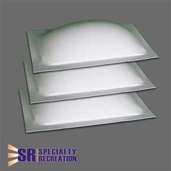 Picture of Specialty Recreation SP1422W RV Skylight 14" x 22" White 3-Pack