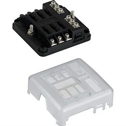 Picture of Sea-Dog Line 4451851 Blade Style Led Indicator Fuse Block W/negative Bus Bar